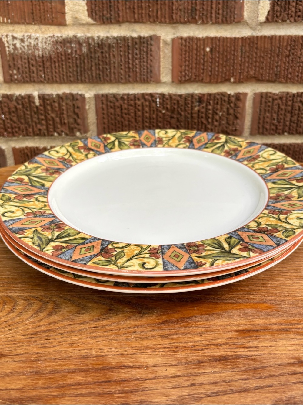 Royal Doulton Everyday Cinnabar Dinner Plates 11” Fine China Set of 3 Indonesia